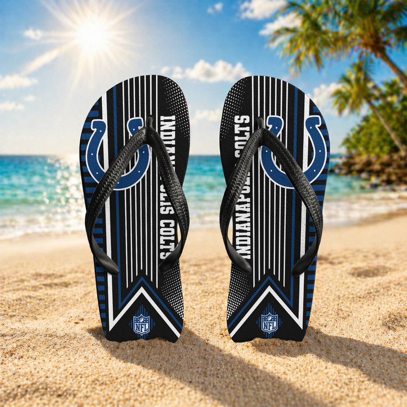 Indianapolis Colts | Premium NFL Summer Sporty Flip Flop TTH200555 - Image 2