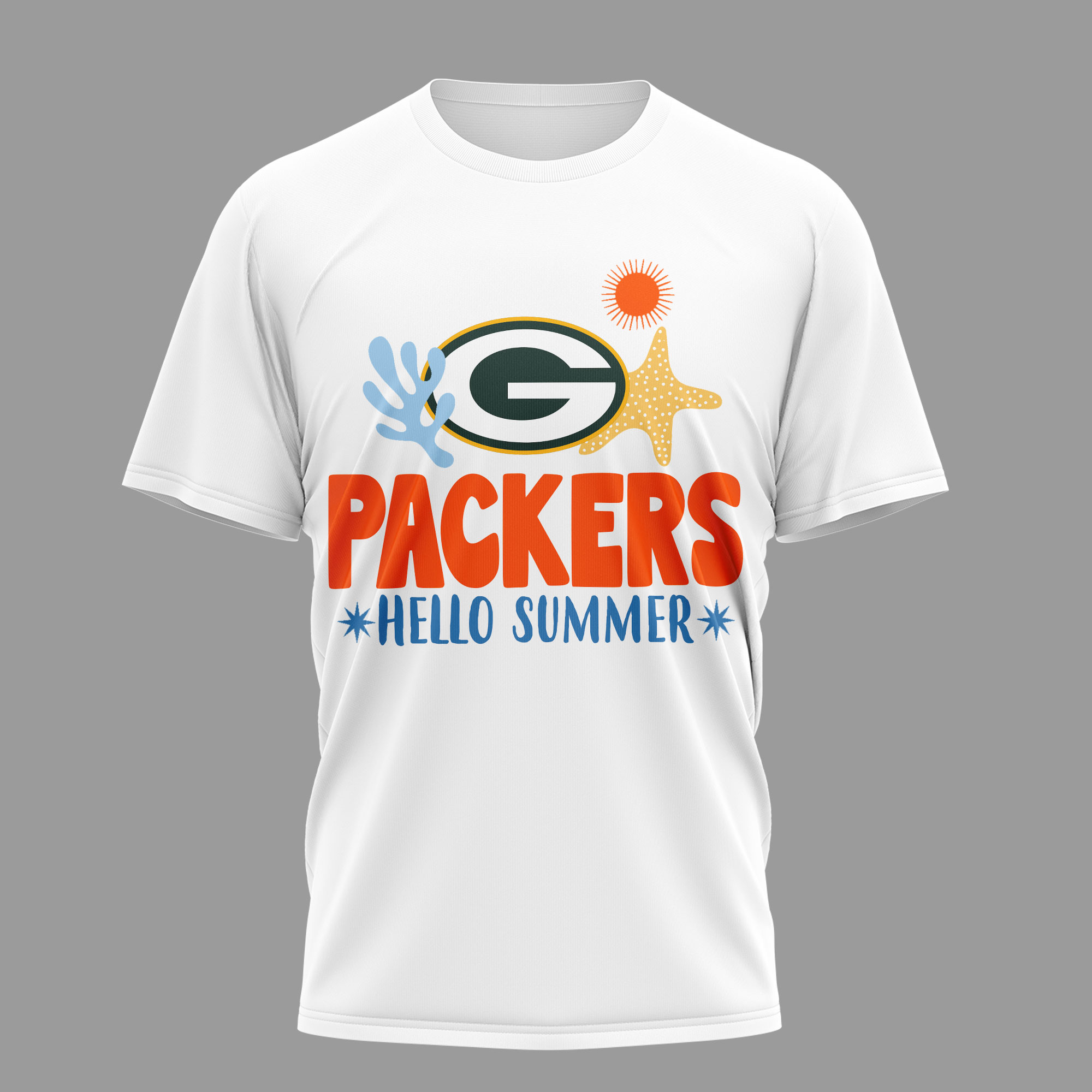Green Bay Packers | Premium NFL Hello Summer 3D T-Shirt TTH200595