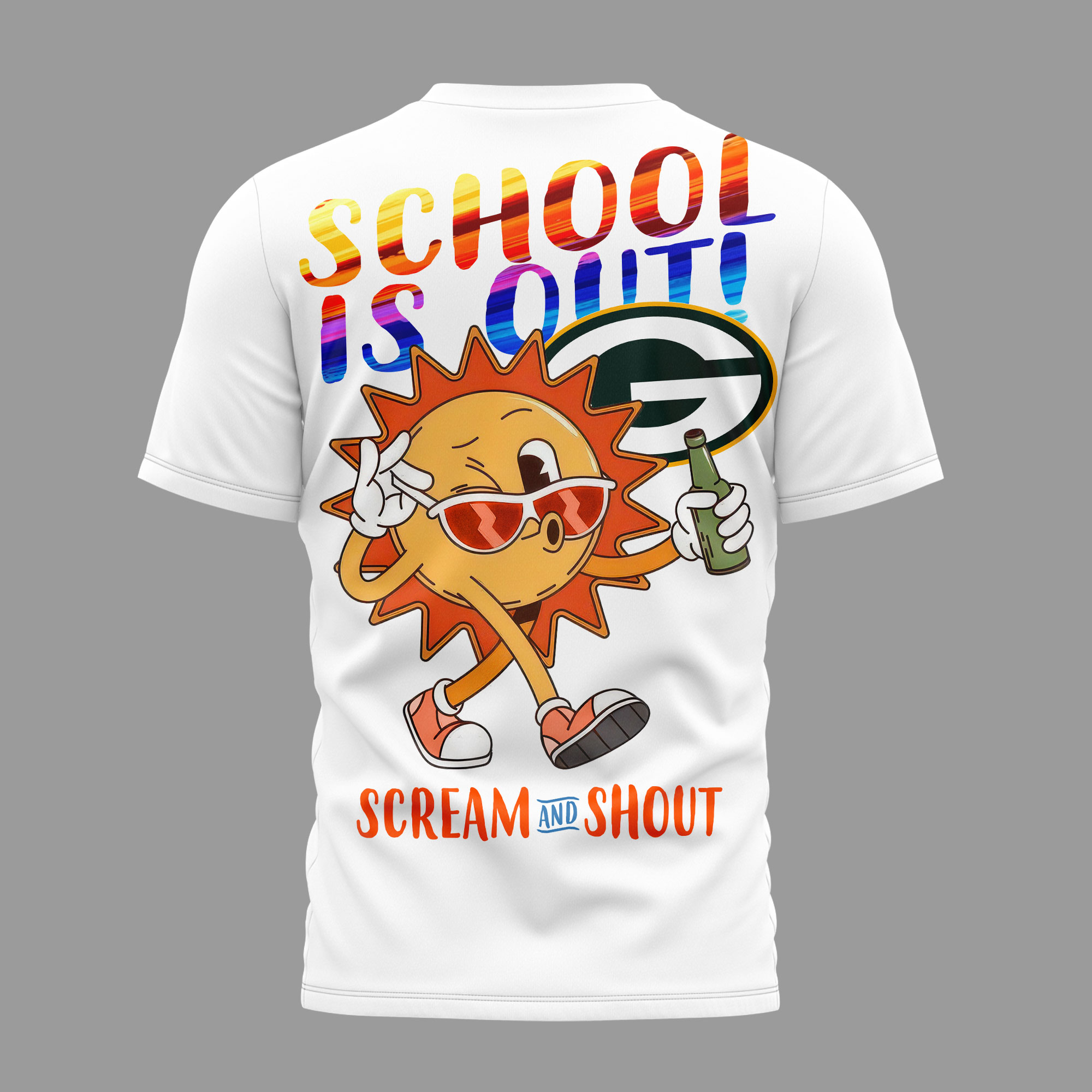 Green Bay Packers | Premium NFL Hello Summer 3D T-Shirt TTH200595 - Image 3