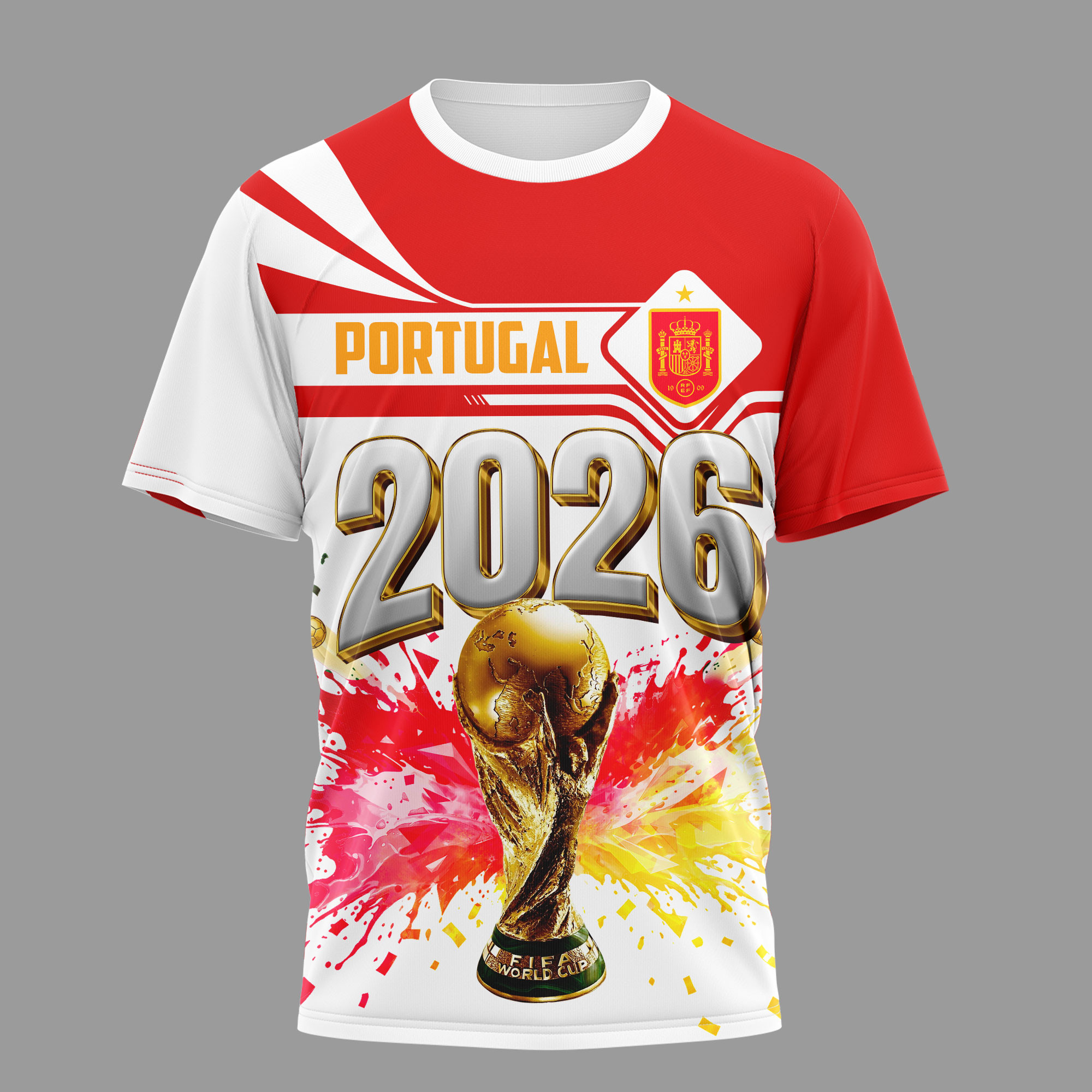 Spain | Premium World Cup 2026 Heritage Champion 3D Shirt TTH200585 - Image 3