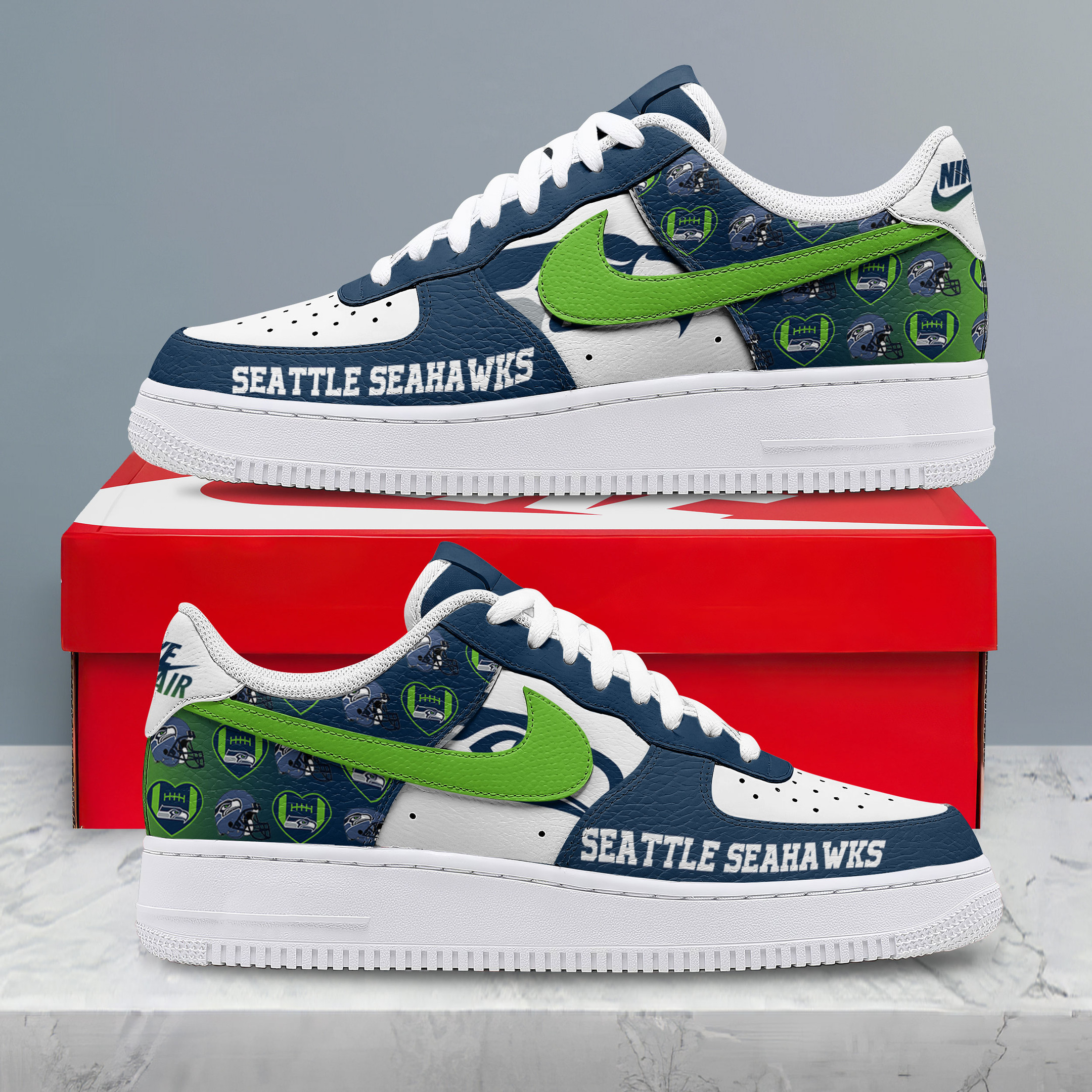 Seattle Seahawks – Premium NFL Gridiron Classic AF1 Shoes – Gift for Fans TTH190504