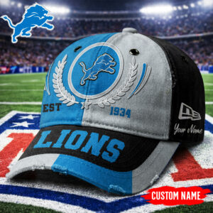 Detroit Lions | Premium NFL Split Color Classic Cap TTH200569