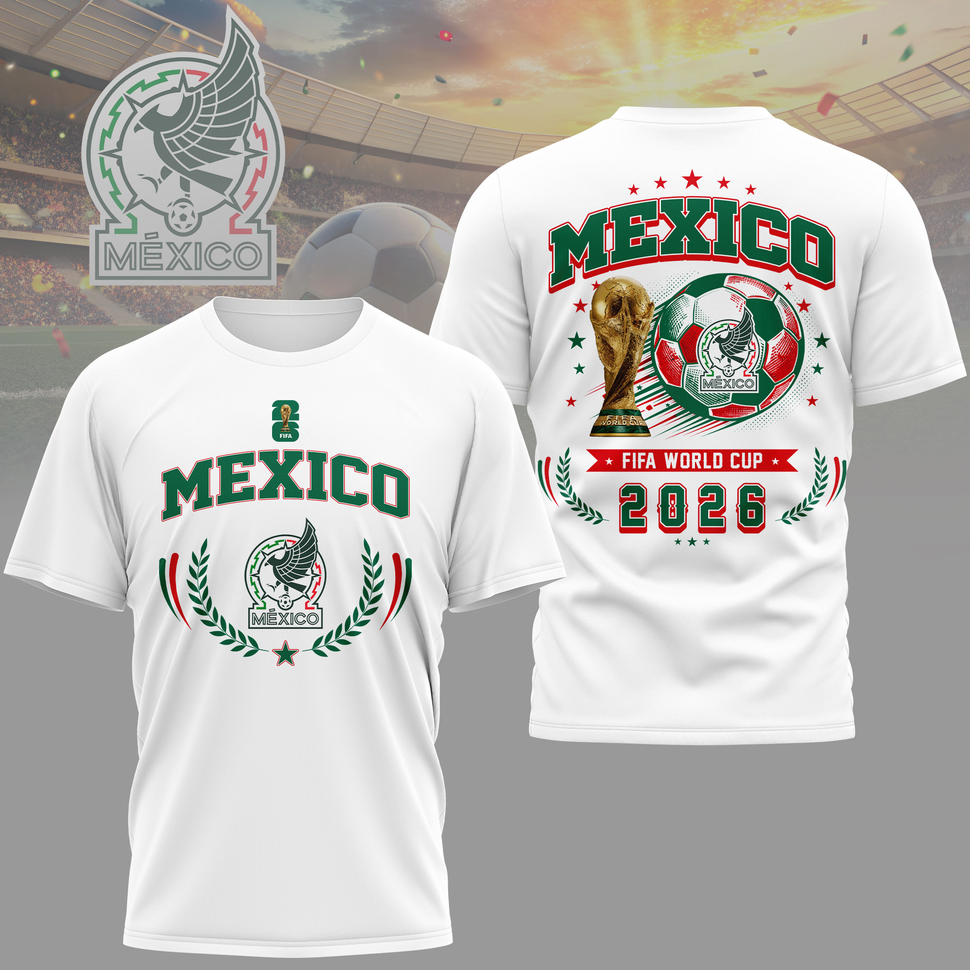Mexico | Premium World Cup 2026 Classic 3D Shirt TTH200568 - Image 2
