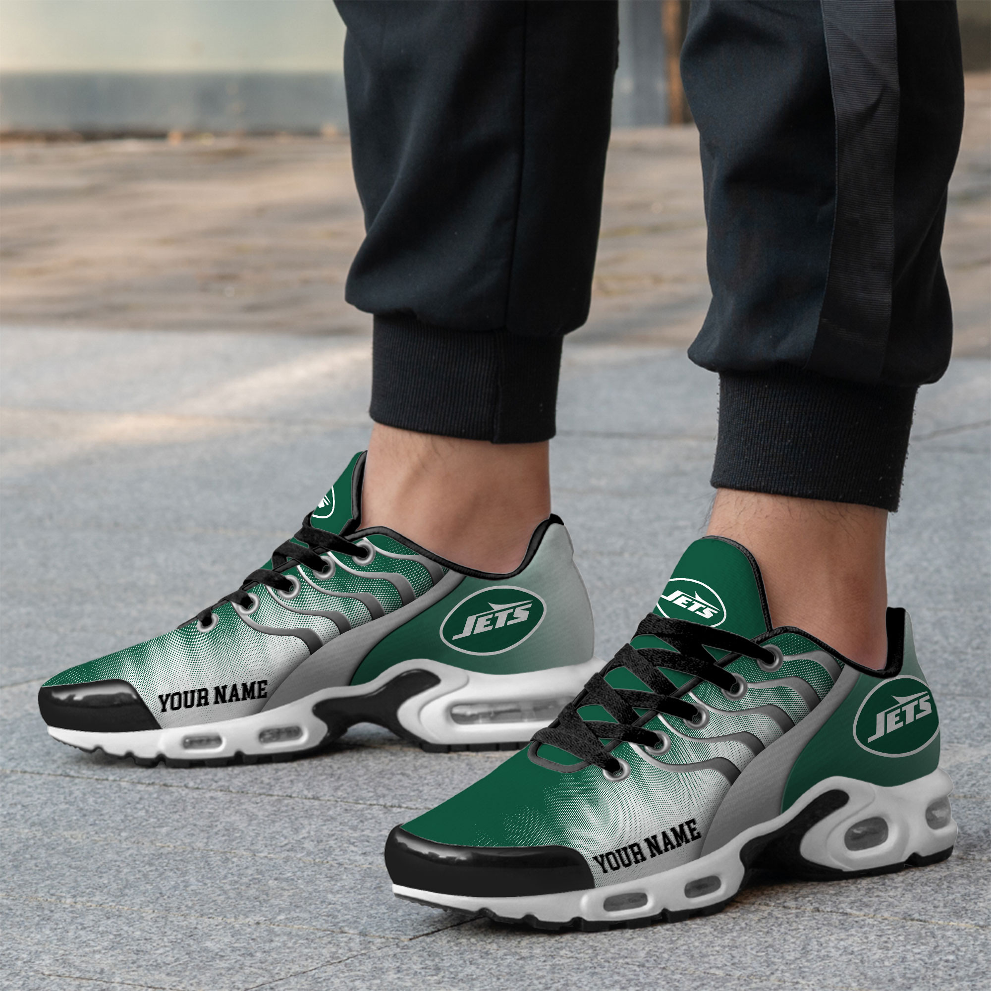 New York Jets – Premium NFL Endzone Runner Air Max Shoes – Limited Edition TTH190500 - Image 4