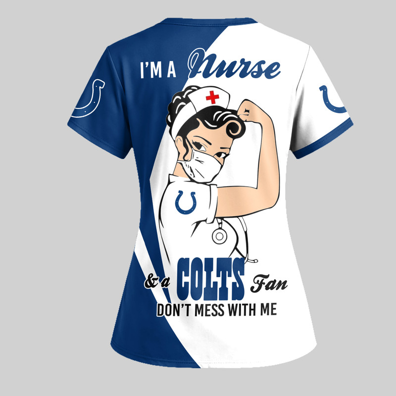 Indianapolis Colts | Premium NFL Don’t Mess With This Nurse Shirt TTH200551 - Image 3
