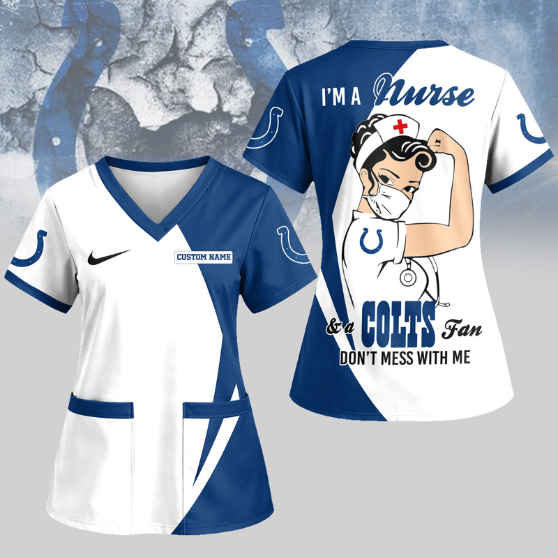 Indianapolis Colts | Premium NFL Don’t Mess With This Nurse Shirt TTH200551 - Image 2
