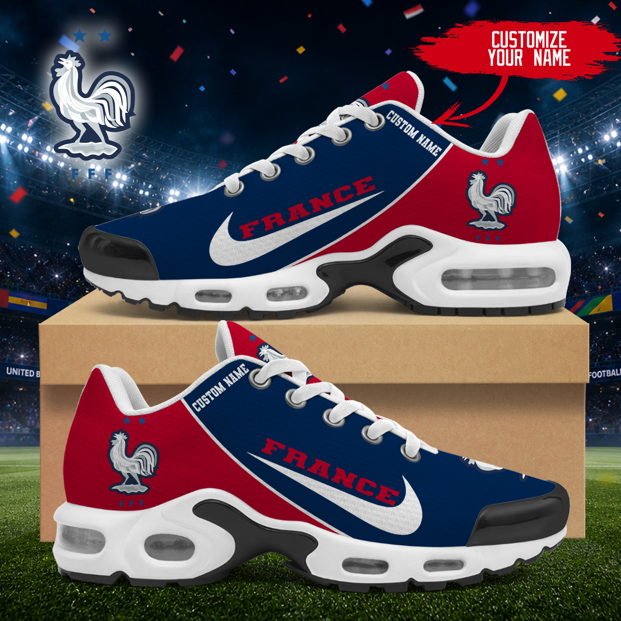 France x Premium World Cup 2026 Pride of the Game Air Max Shoes – Limited Edition TTH190521 - Image 2