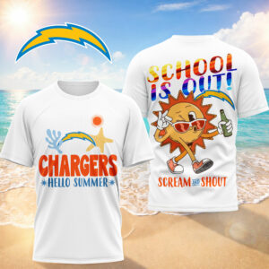 Los Angeles Chargers | Premium NFL Hello Summer 3D T-Shirt TTH200595