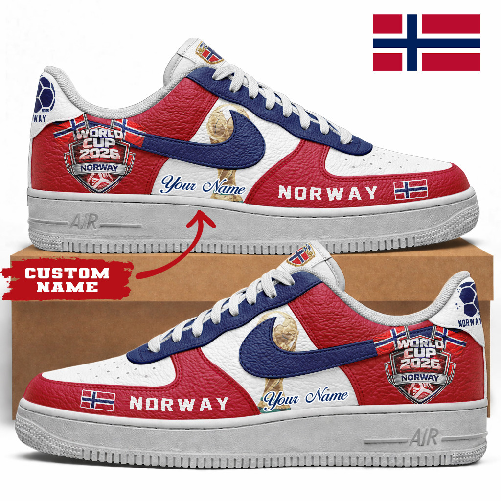 Norway – Premium World Cup 2026 Road to Glory Custom AF1 Shoes – Limited Edition TTH190506 - Image 2