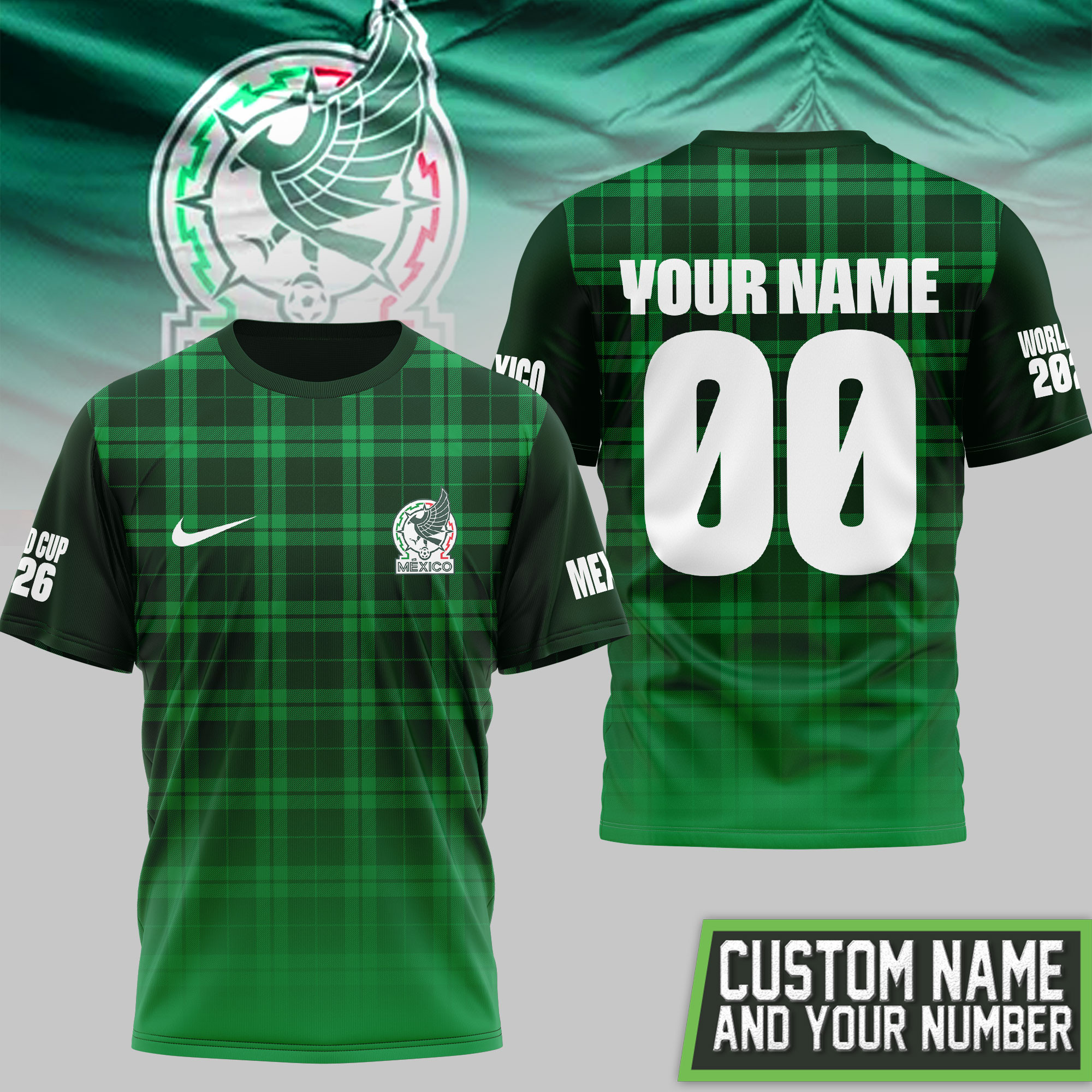 Mexico | Premium World Cup 2026 Prestige 3D Shirt TTH200572 - Image 2