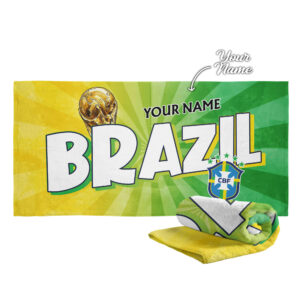 Brazil | Premium World Cup 2026 Land of Champions Beach Towel TTH210512