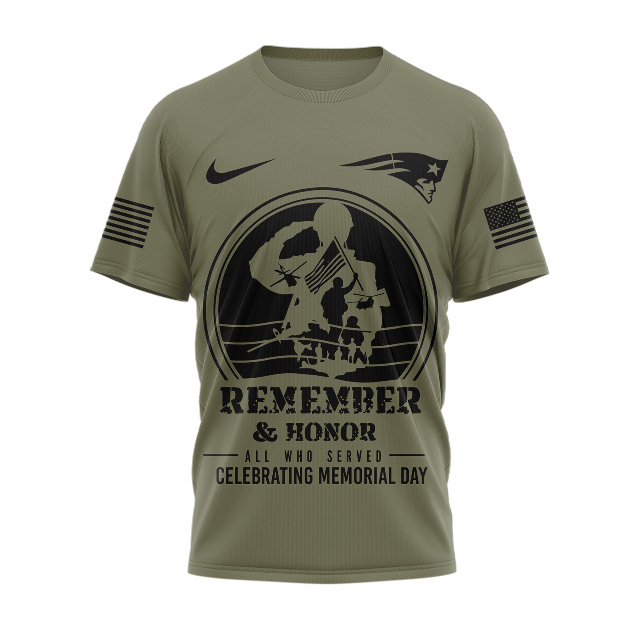 New England Patriots | Premium NFL Celebrating Memorial Day 3D Shirt TTH200580