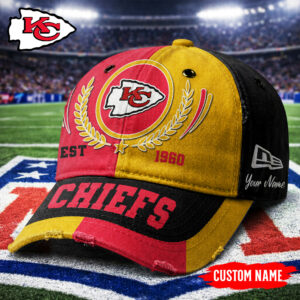 Kansas City Chiefs | Premium NFL Split Color Classic Cap TTH200569