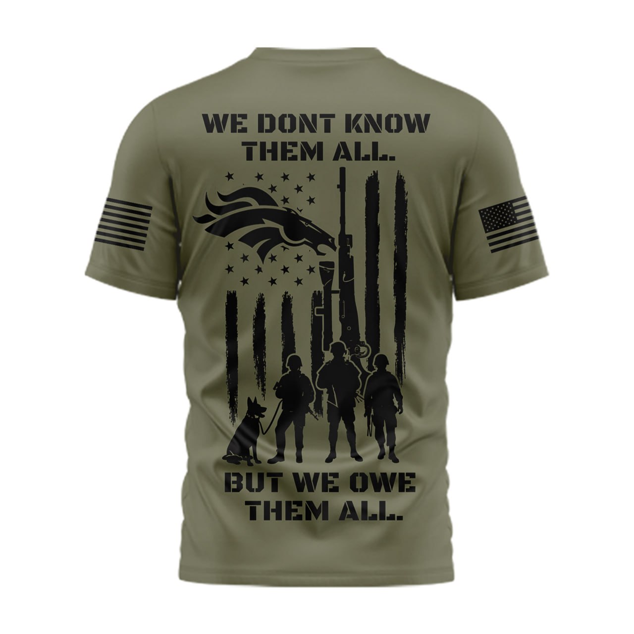Denver Broncos | Premium NFL Celebrating Memorial Day 3D Shirt TTH200580 - Image 3