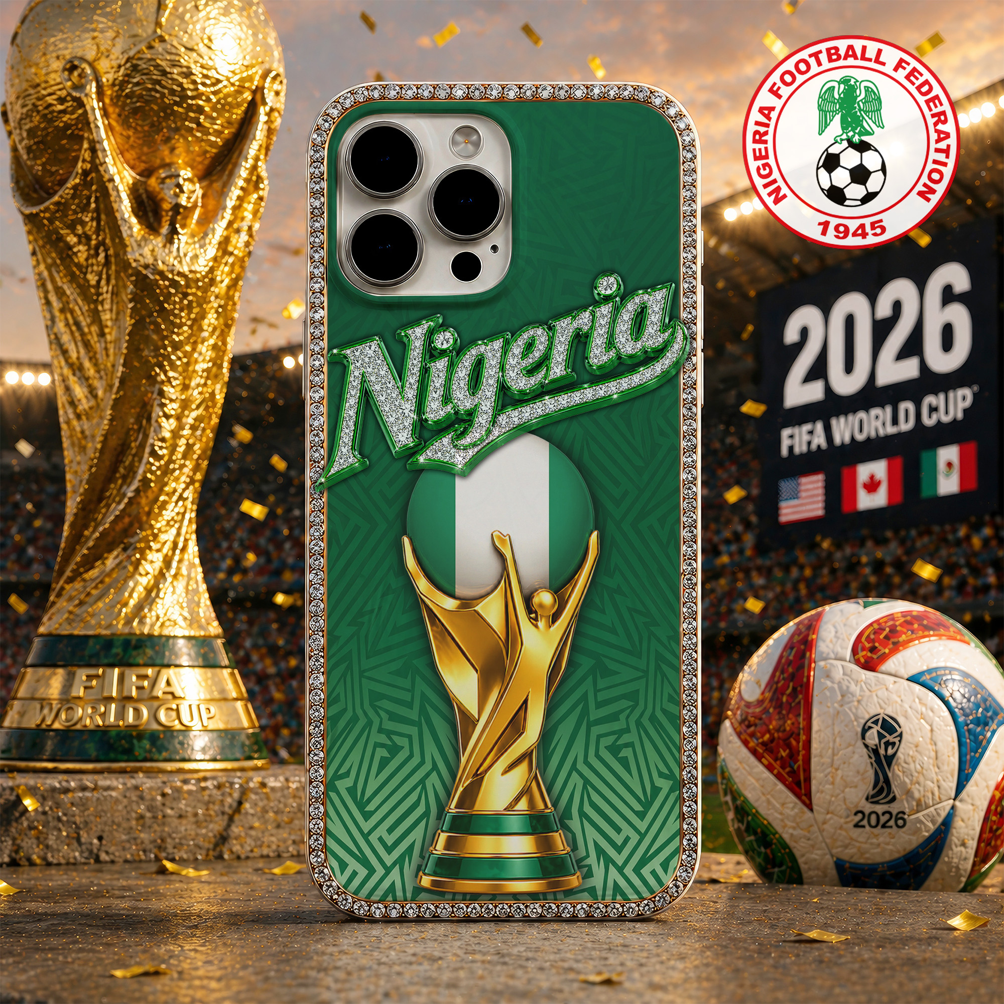 Nigeria | Premium World Cup 2026 Champion Phone Case TTH200593