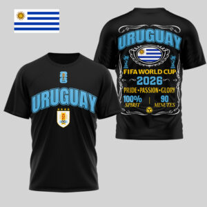 Uruguay | Premium World Cup 2026 Pride Passion Glory 3D Shirt TTH210505