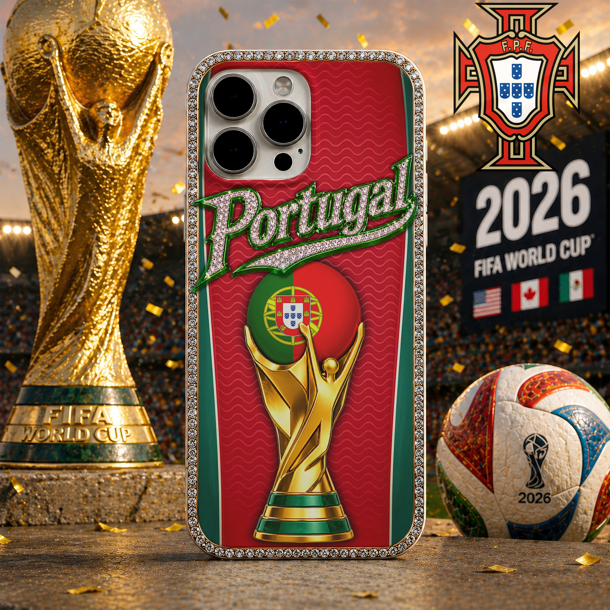 Portugal | Premium World Cup 2026 Champion Phone Case TTH200593