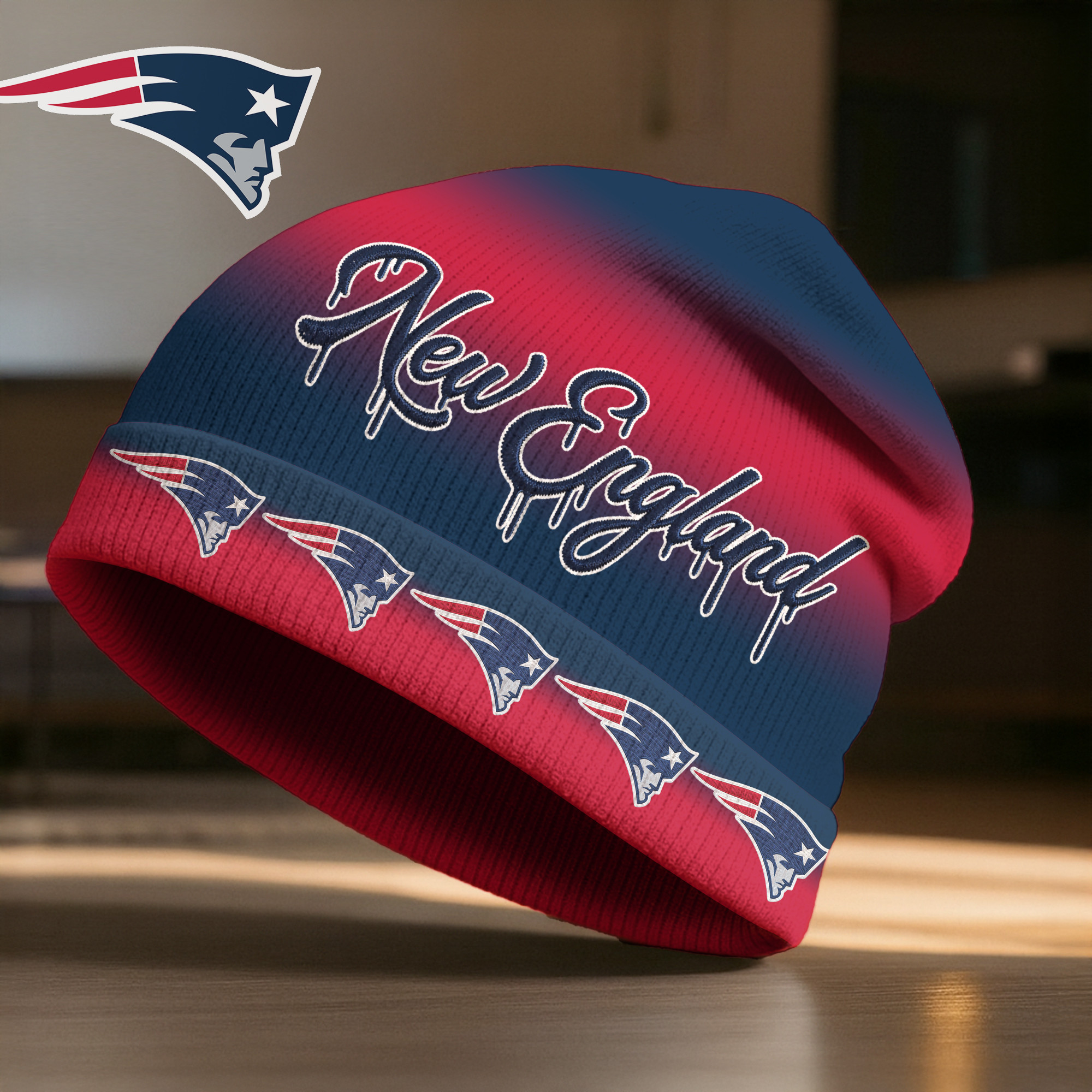New England Patriots | Premium NFL Pro Line Beanie Hat TTH200594