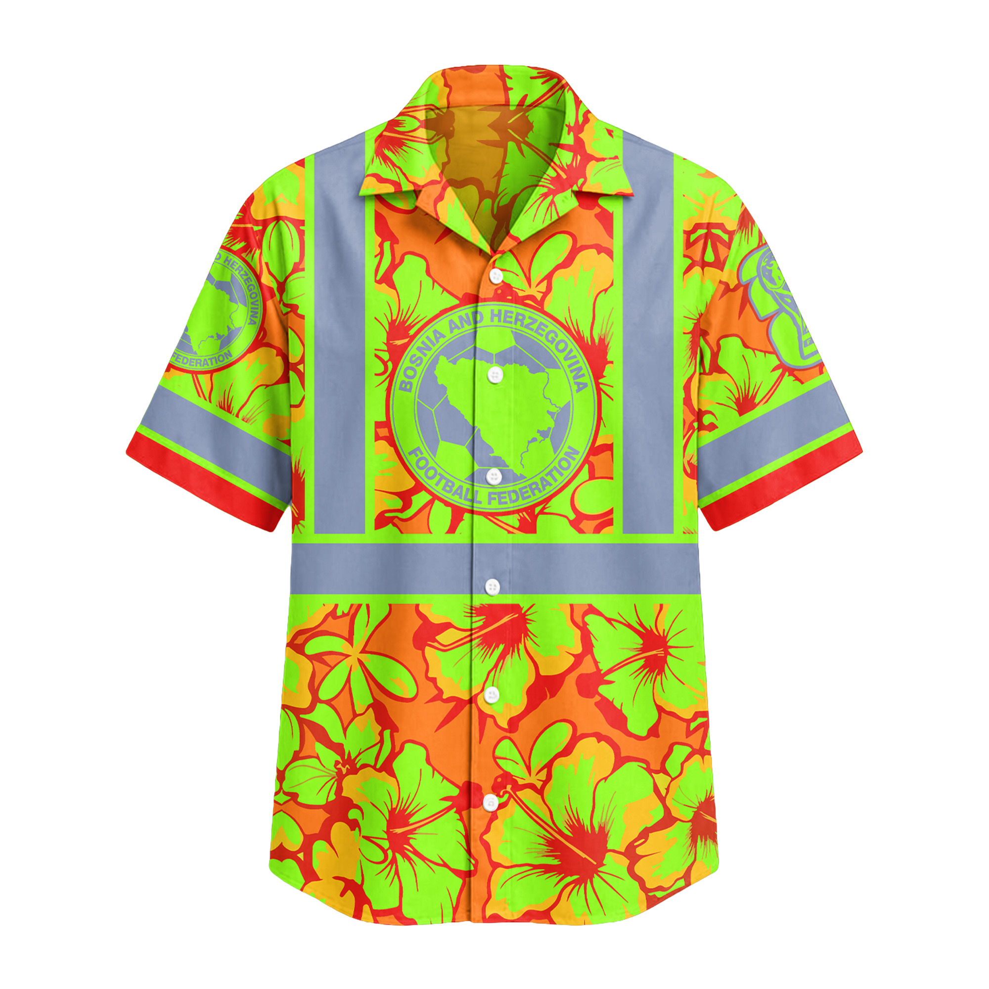 Bosnia and Herzegovina | Premium World Cup 2026 Hi-vis Hawaiian Shirt TTH200567