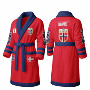 Norway | Premium World Cup 2026 Fleece Bathrobe TTH200558