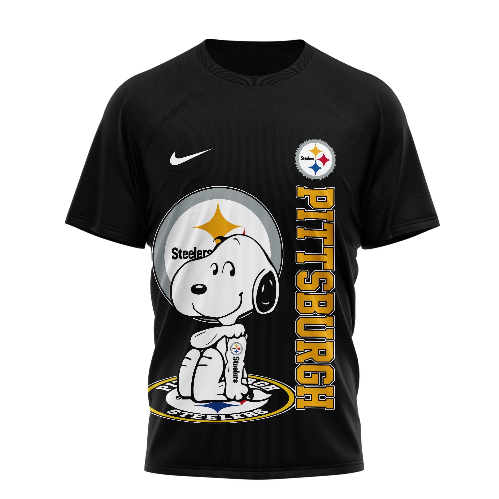 Pittsburgh Steelers | Premium NFL Snoopy Graphic 3D T-Shirt TTH200590