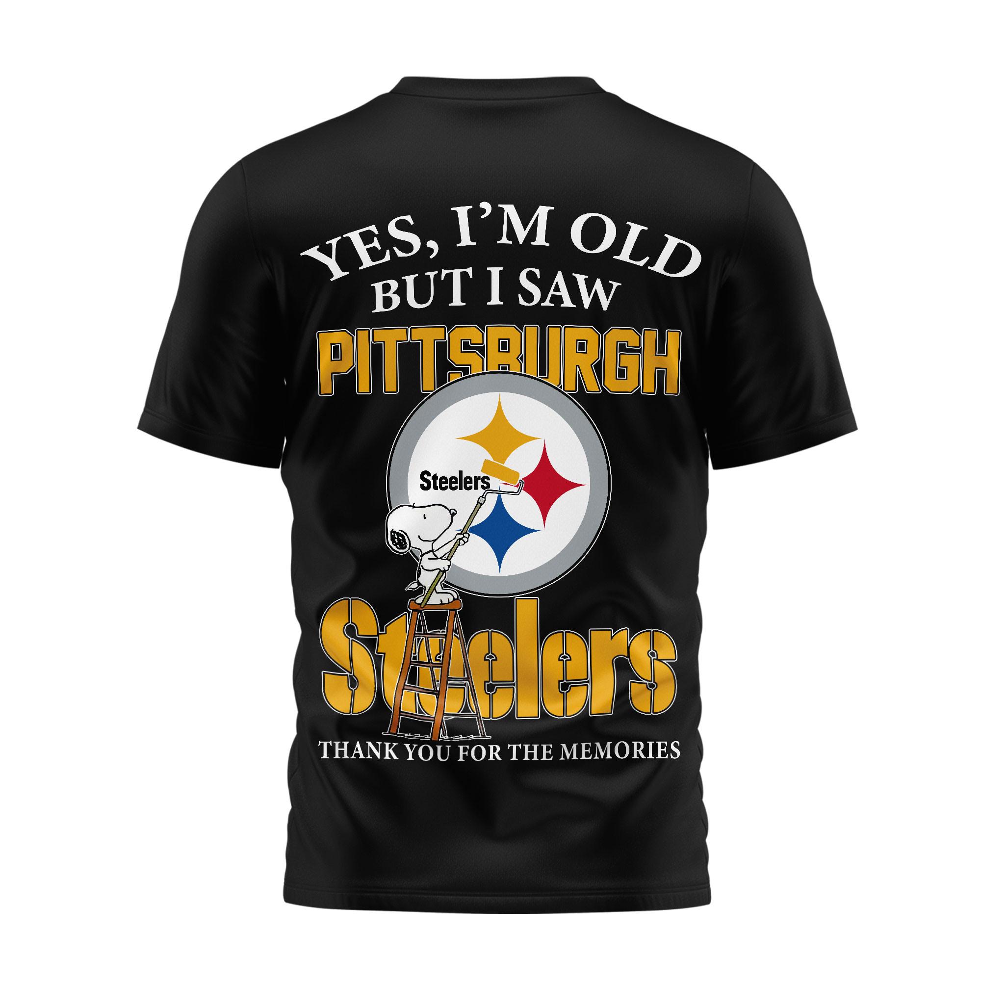 Pittsburgh Steelers | Premium NFL Snoopy Graphic 3D T-Shirt TTH200590 - Image 3