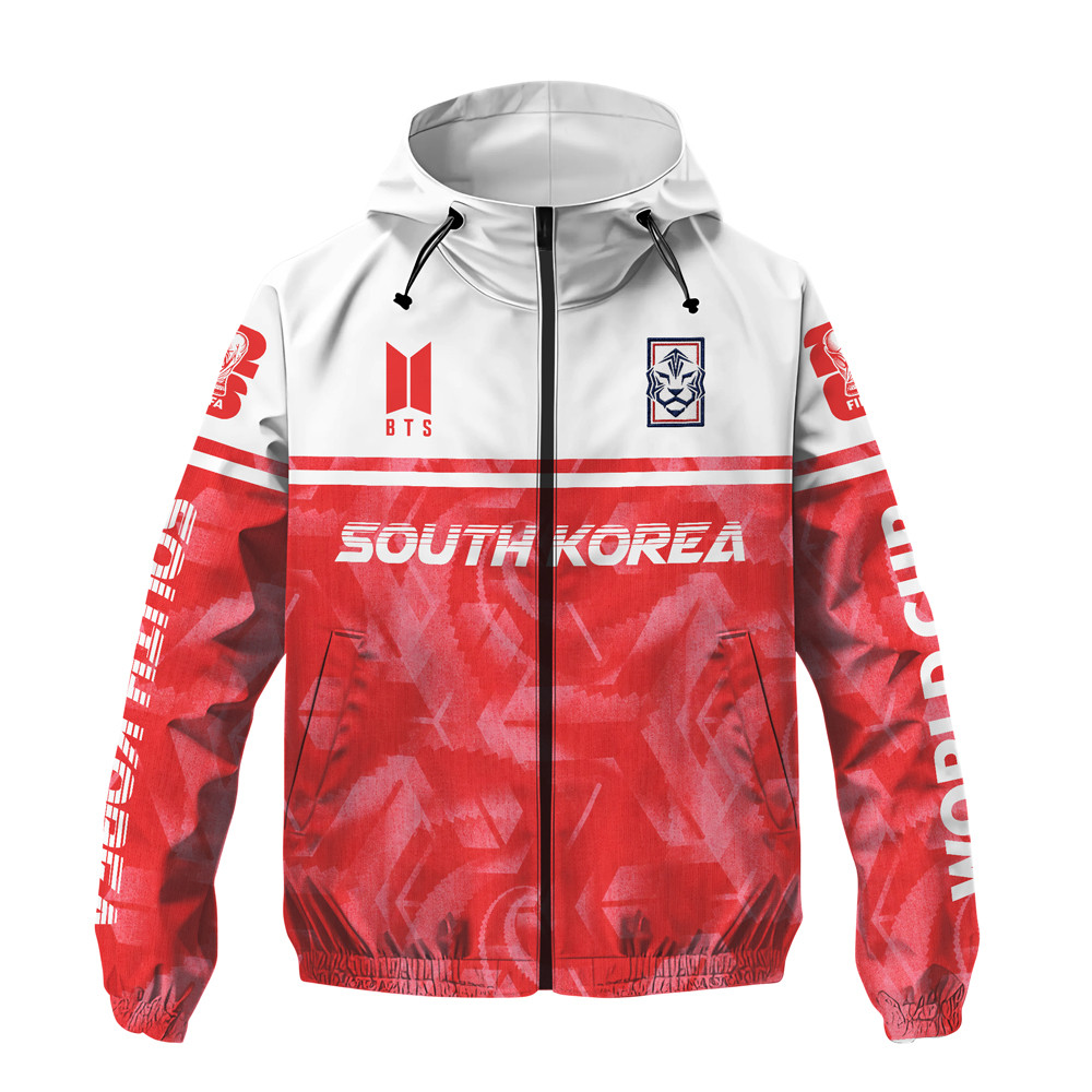 South Korea | Premium World Cup 2026 x BTS Limited Edition Windbreaker Jacket TTH200526