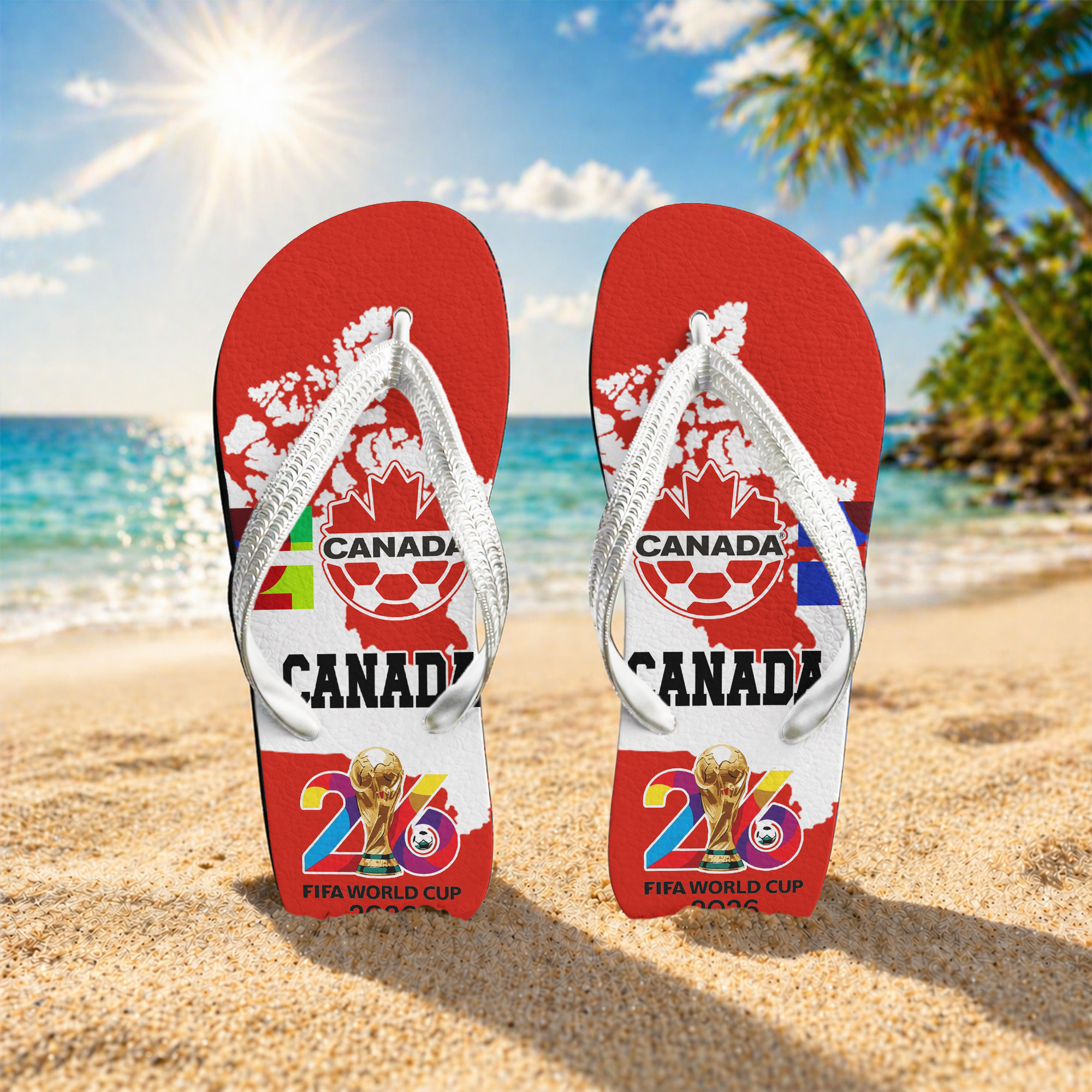 Canada | Premium World Cup 2026 National Teams Flip Flop TTH200591