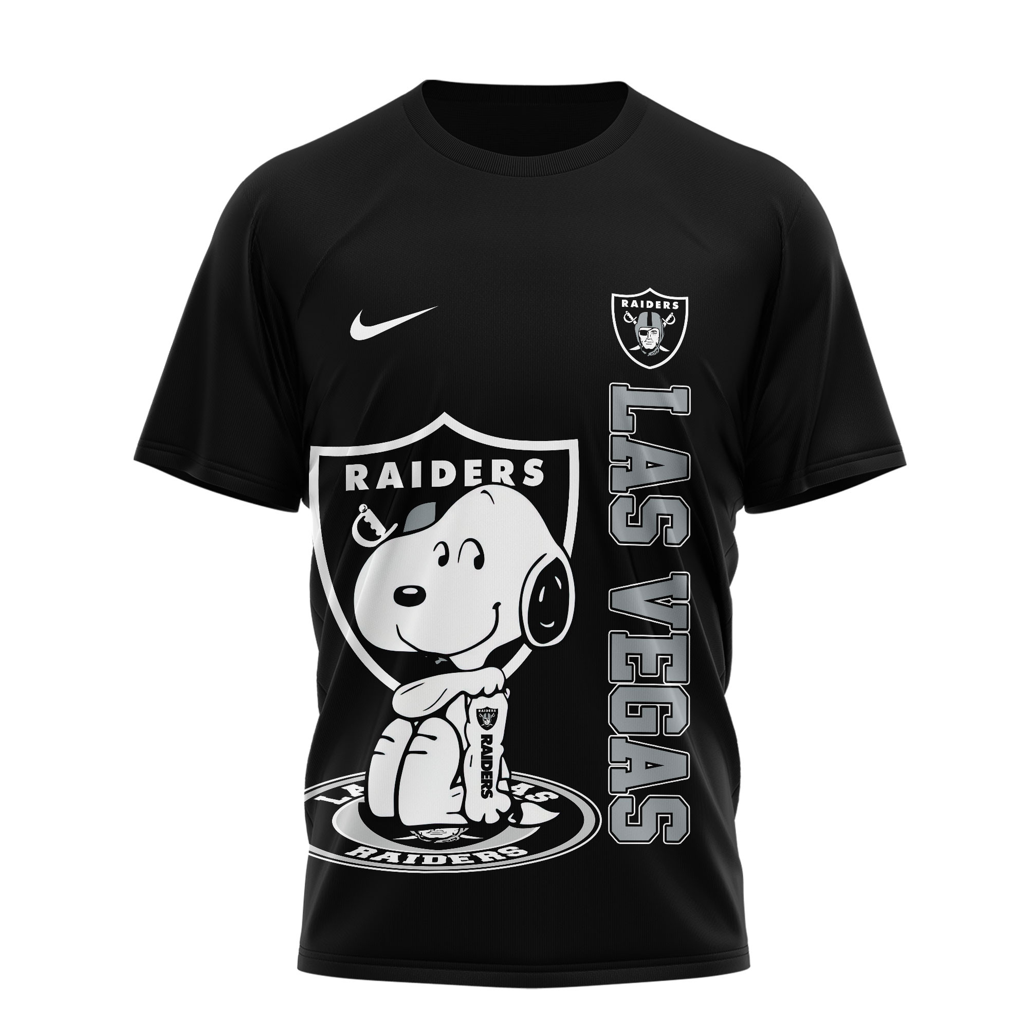 Las Vegas Raiders | Premium NFL Snoopy Graphic 3D T-Shirt TTH200590