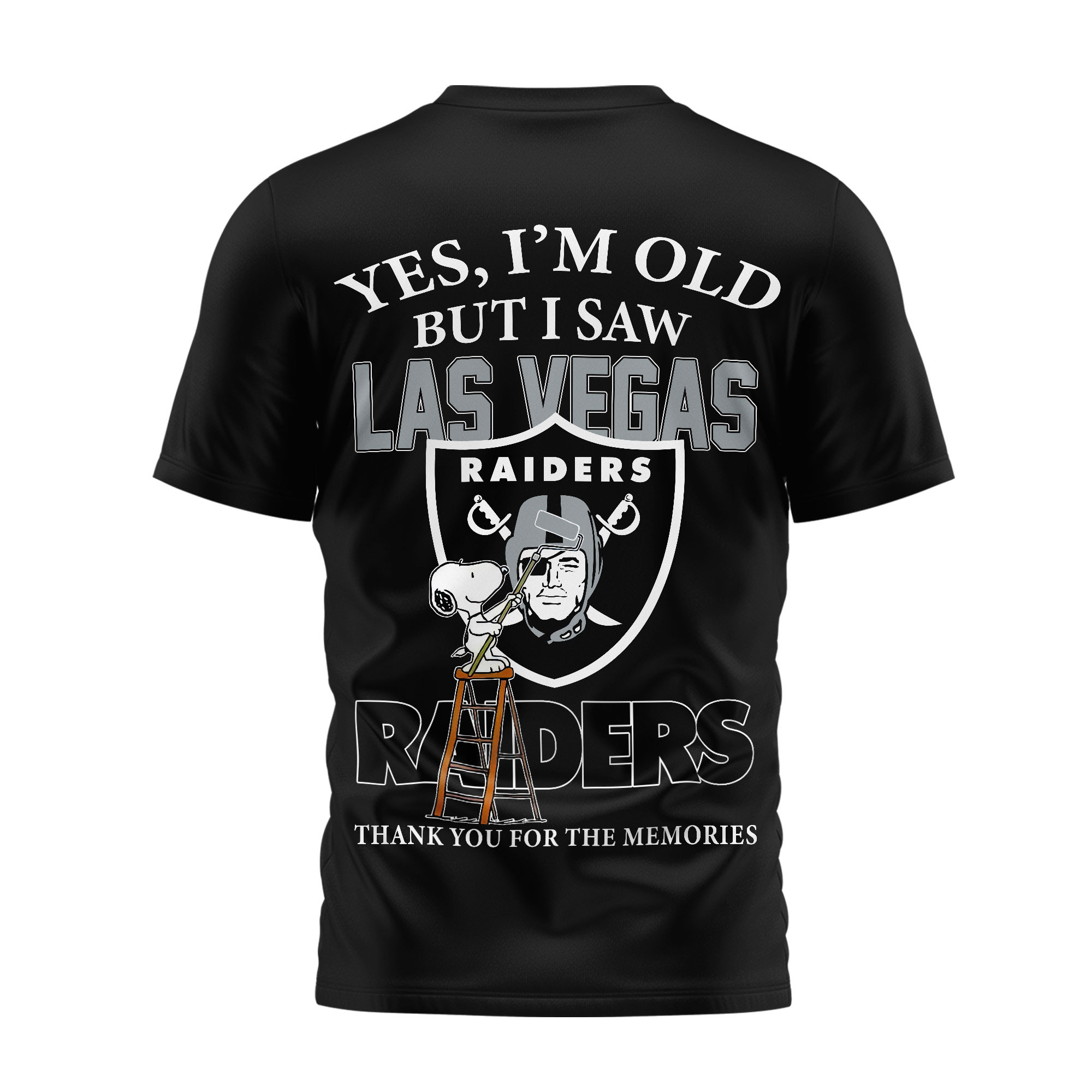 Las Vegas Raiders | Premium NFL Snoopy Graphic 3D T-Shirt TTH200590 - Image 3