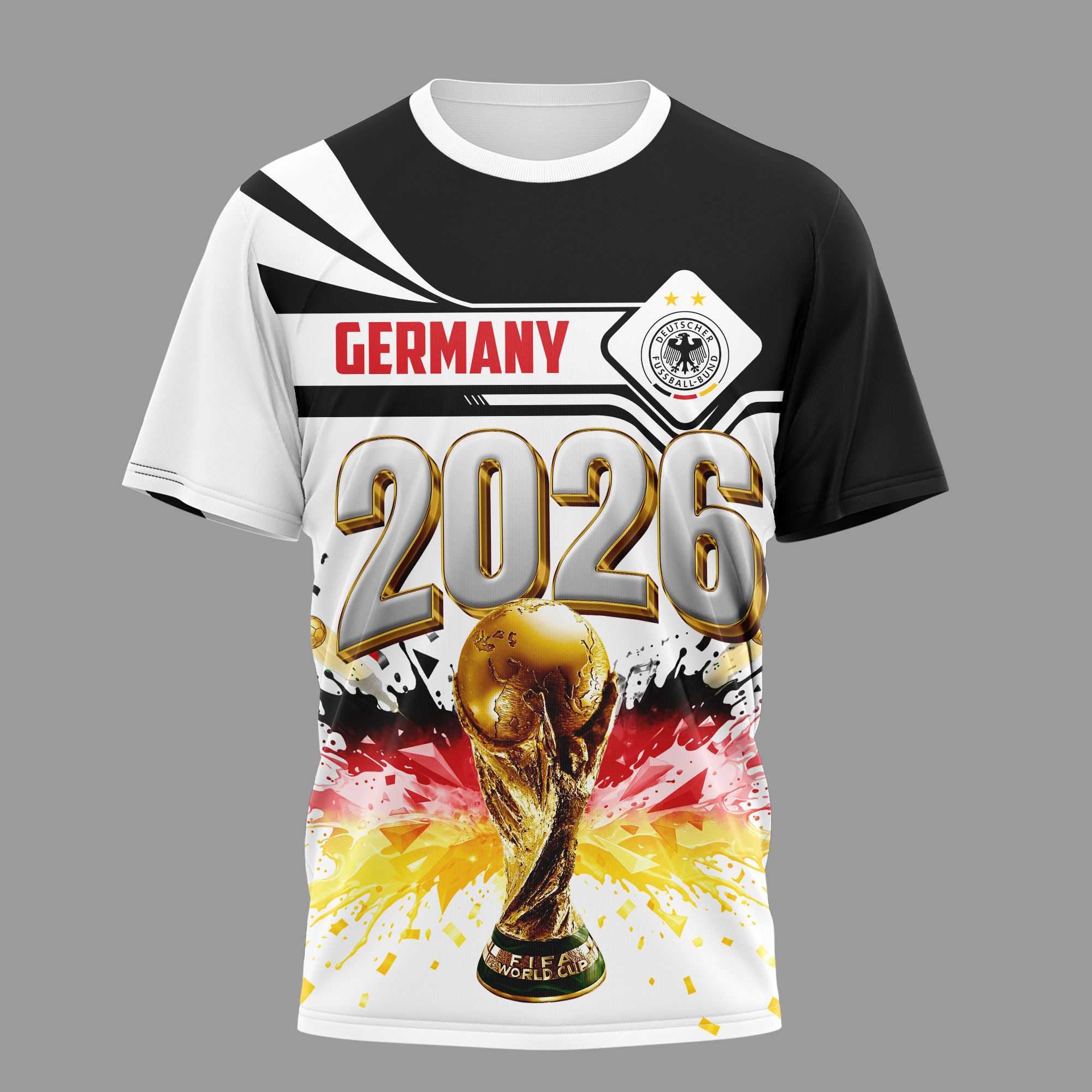 Germany | Premium World Cup 2026 Heritage Champion 3D Shirt TTH200585 - Image 3
