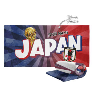 Japan | Premium World Cup 2026 Land of Champions Beach Towel TTH210512