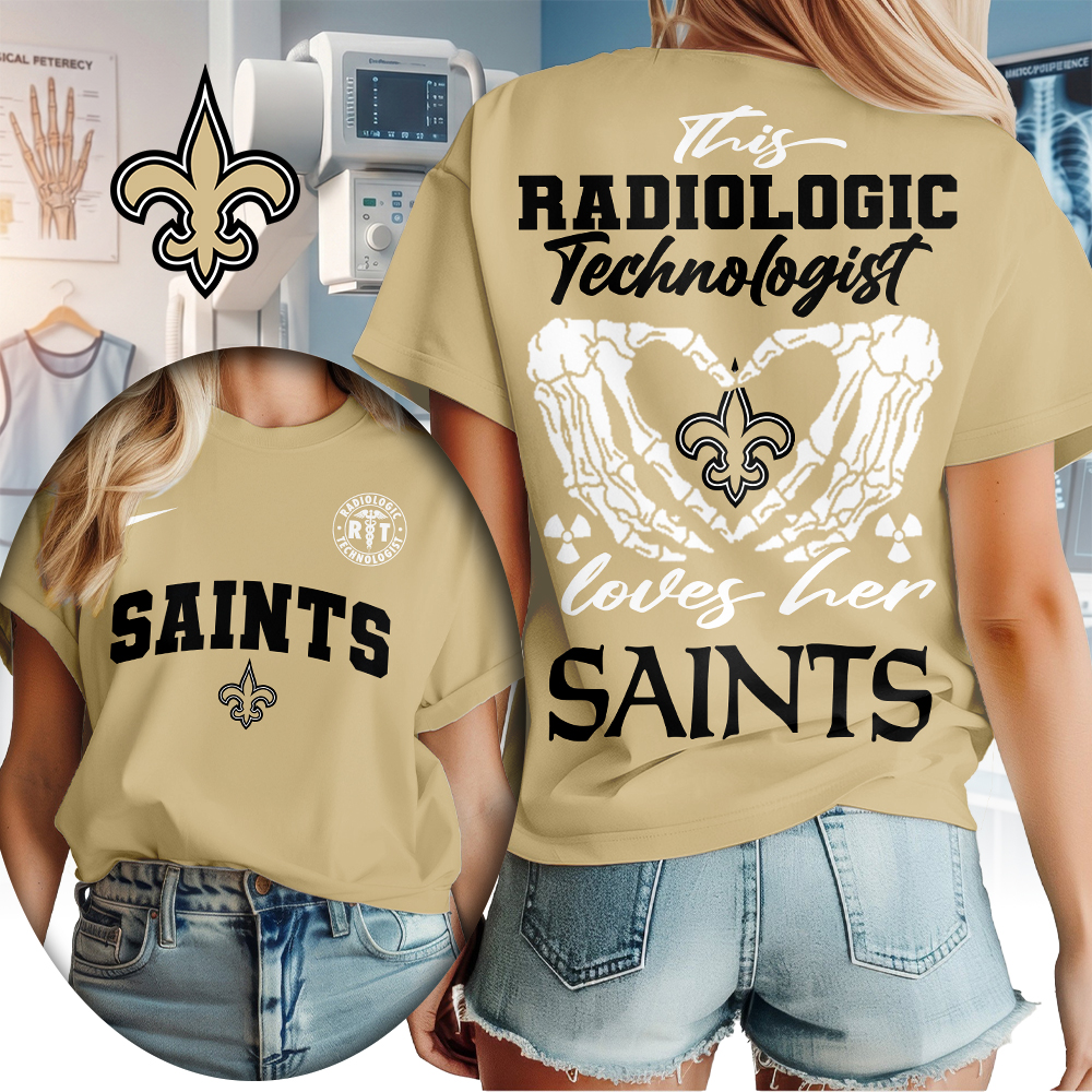 New Orleans Saints | Premium NFL Radiology Technologist Women Shirt TTH210503 - Image 2