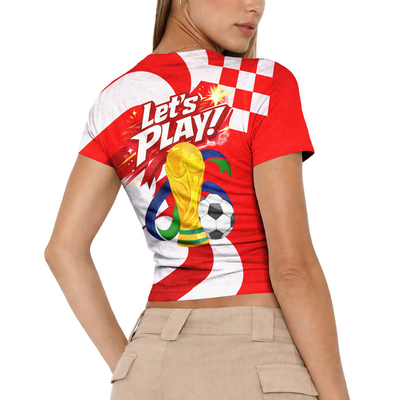 Croatia | Premium World Cup 2026 FIFA 3D Baby Tee TTH200596 - Image 3