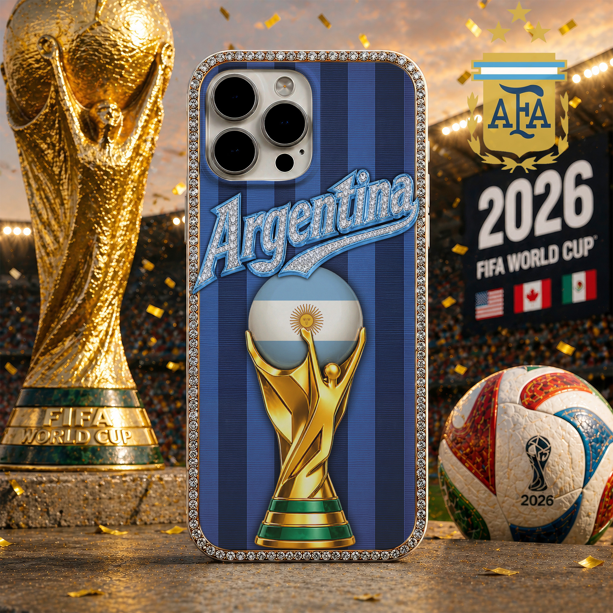 Argentina | Premium World Cup 2026 Champion Phone Case TTH200593