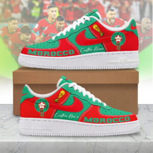Morocco – Premium World Cup 2026 The Game We Love AF1 Shoes – Gift for Fans TTH190507