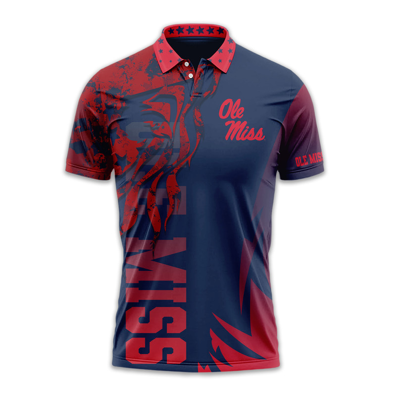 Ole Miss Rebels | Premium NCAA Independance Day Polo TTH200597