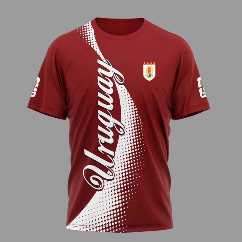 Uruguay | Premium World Cup 2026 Coca Cola Classic 3D Shirt TTH210506