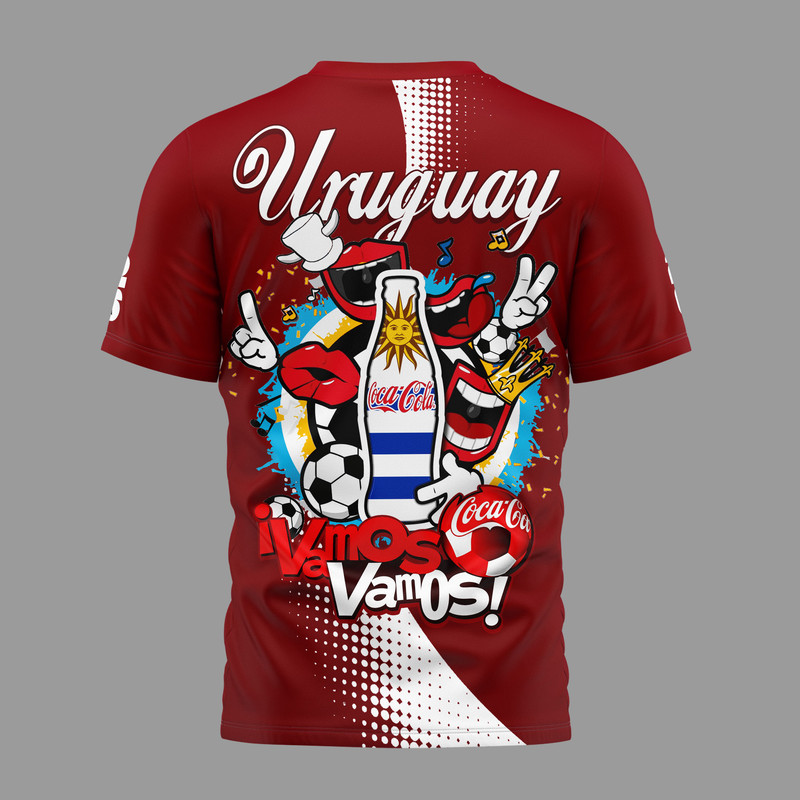 Uruguay | Premium World Cup 2026 Coca Cola Classic 3D Shirt TTH210506 - Image 3
