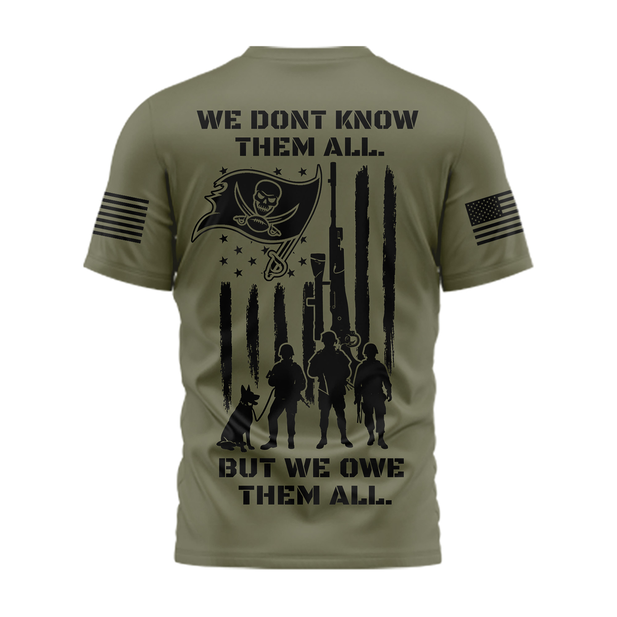 Tampa Bay Buccaneers | Premium NFL Celebrating Memorial Day 3D Shirt TTH200580 - Image 3