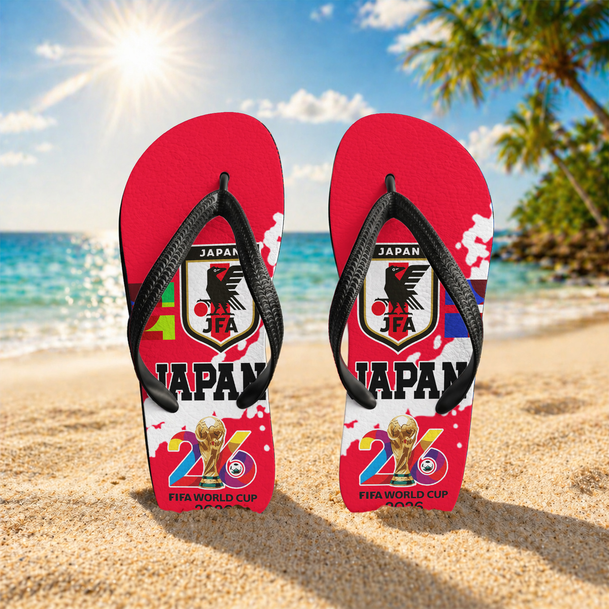 Japan | Premium World Cup 2026 National Teams Flip Flop TTH200591 - Image 2