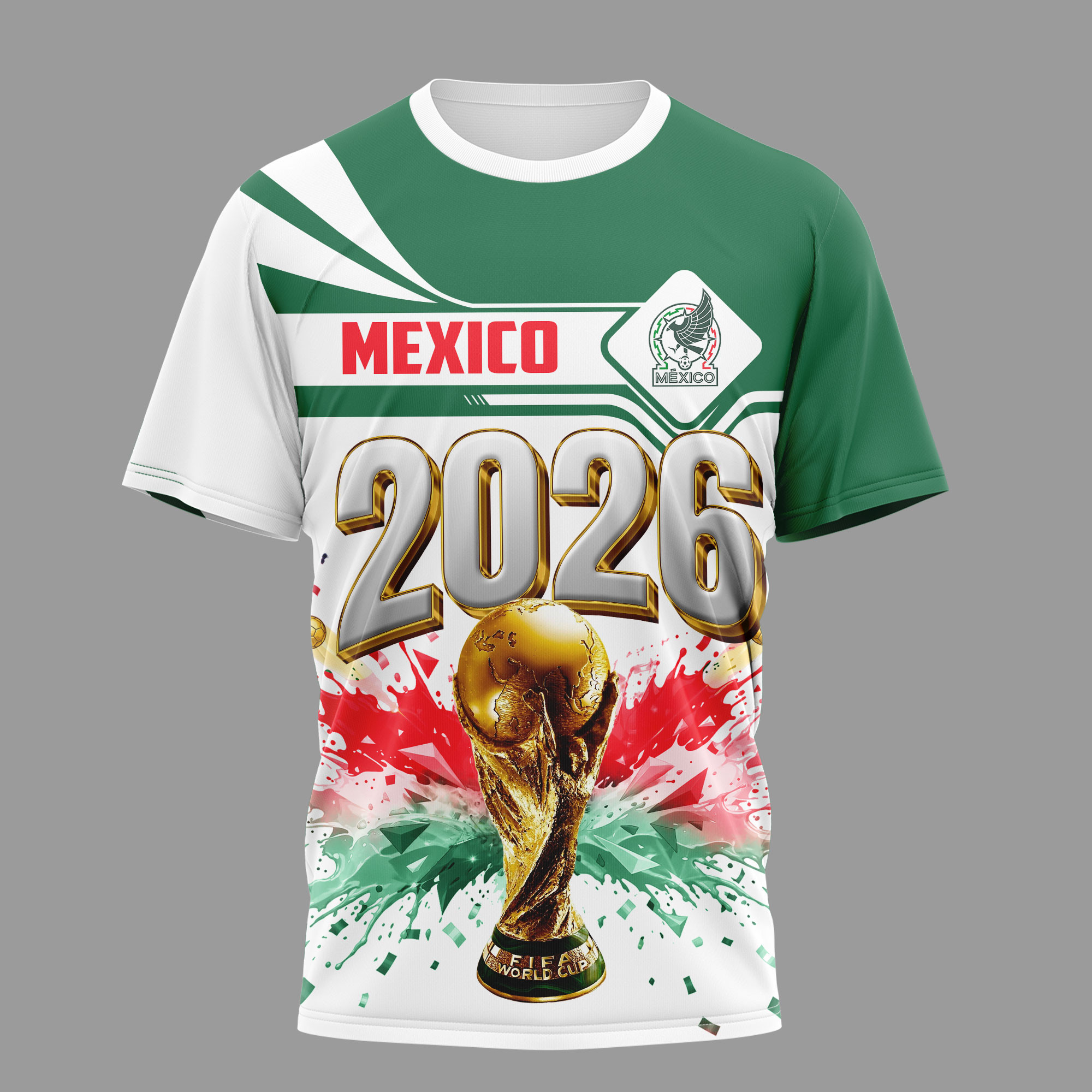 Mexico | Premium World Cup 2026 Heritage Champion 3D Shirt TTH200585 - Image 3