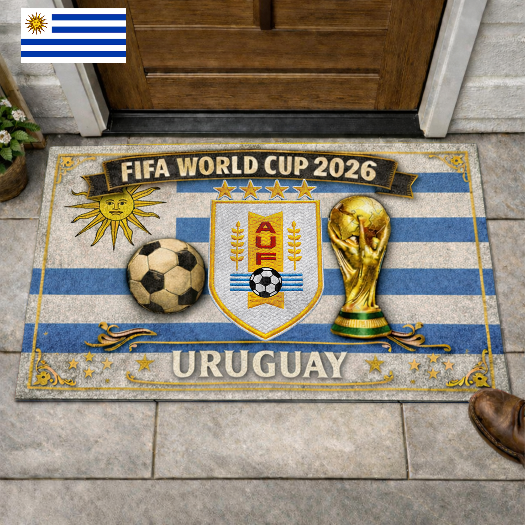 Uruguay | Premium World Cup 2026 Doormat TTH200563 - Image 2