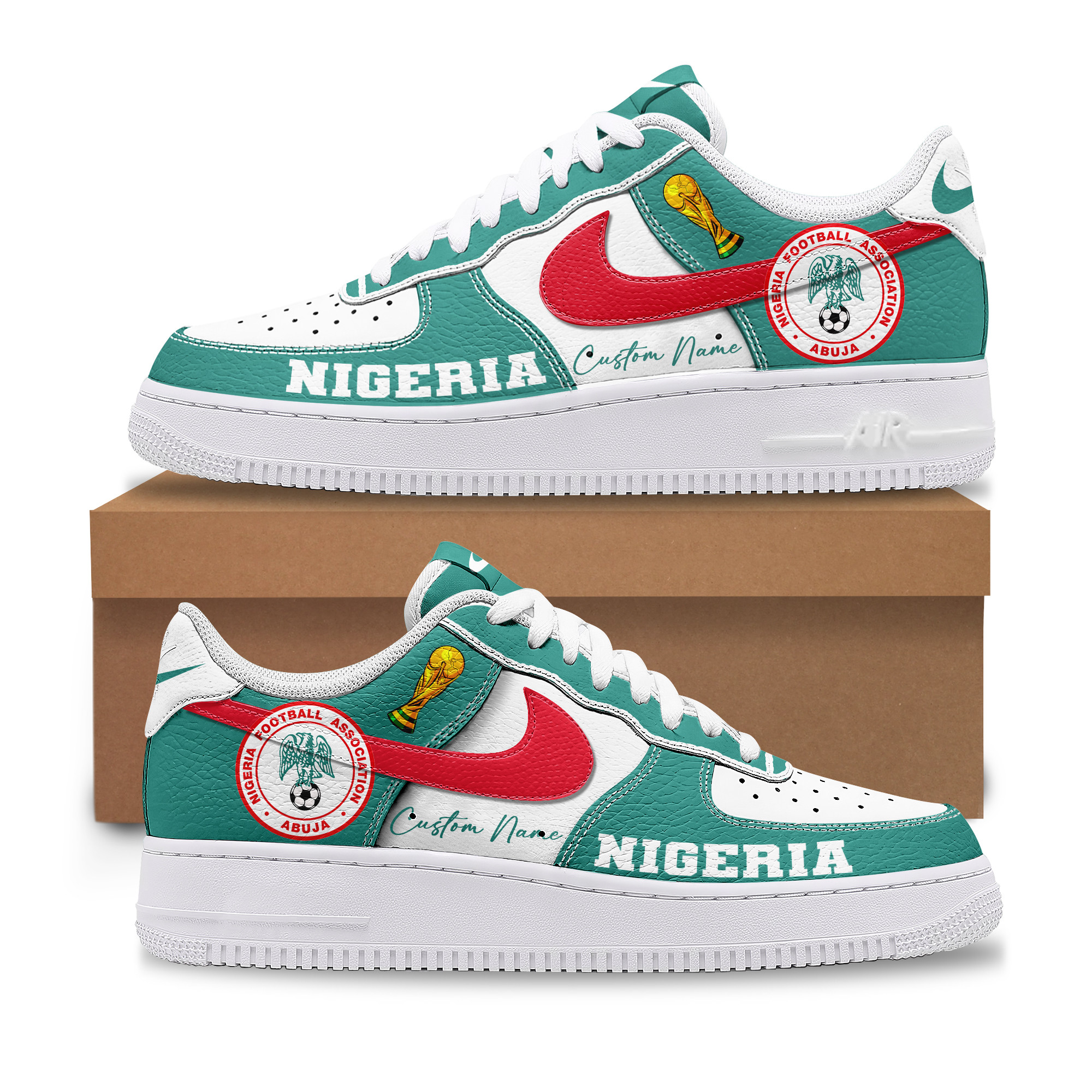 Nigeria – Premium World Cup 2026 The Game We Love AF1 Shoes – Gift for Fans TTH190507