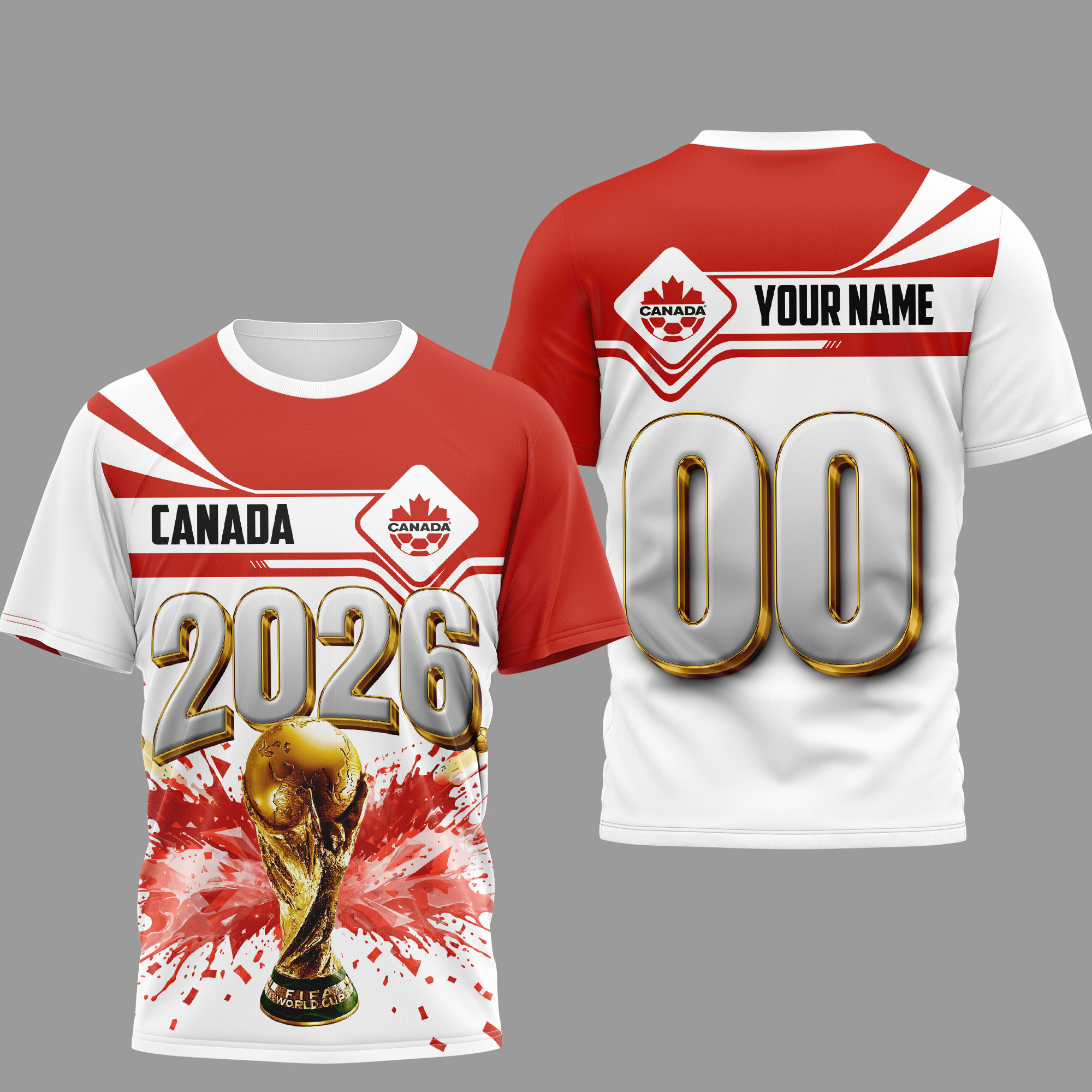Canada | Premium World Cup 2026 Heritage Champion 3D Shirt TTH200585