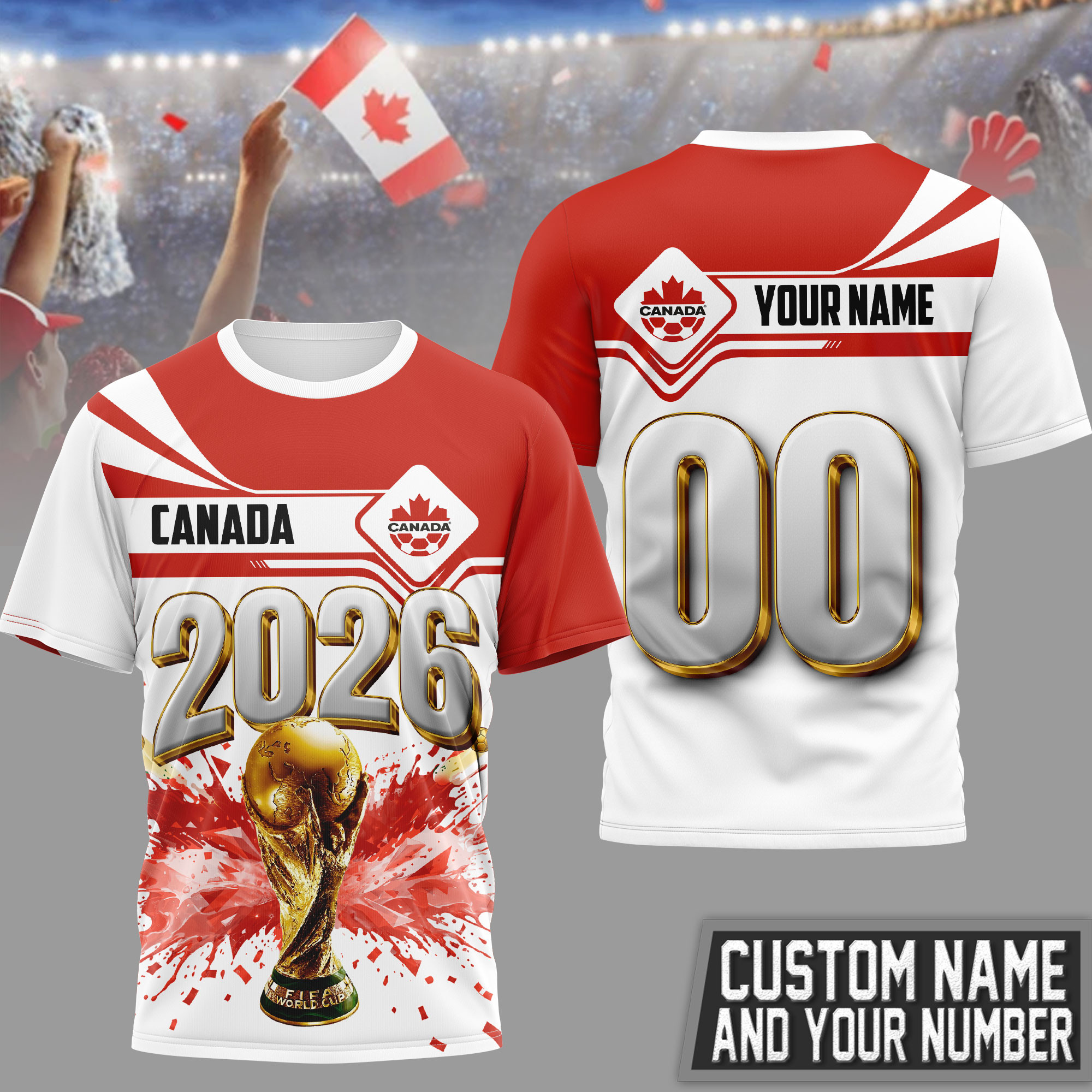 Canada | Premium World Cup 2026 Heritage Champion 3D Shirt TTH200585 - Image 2