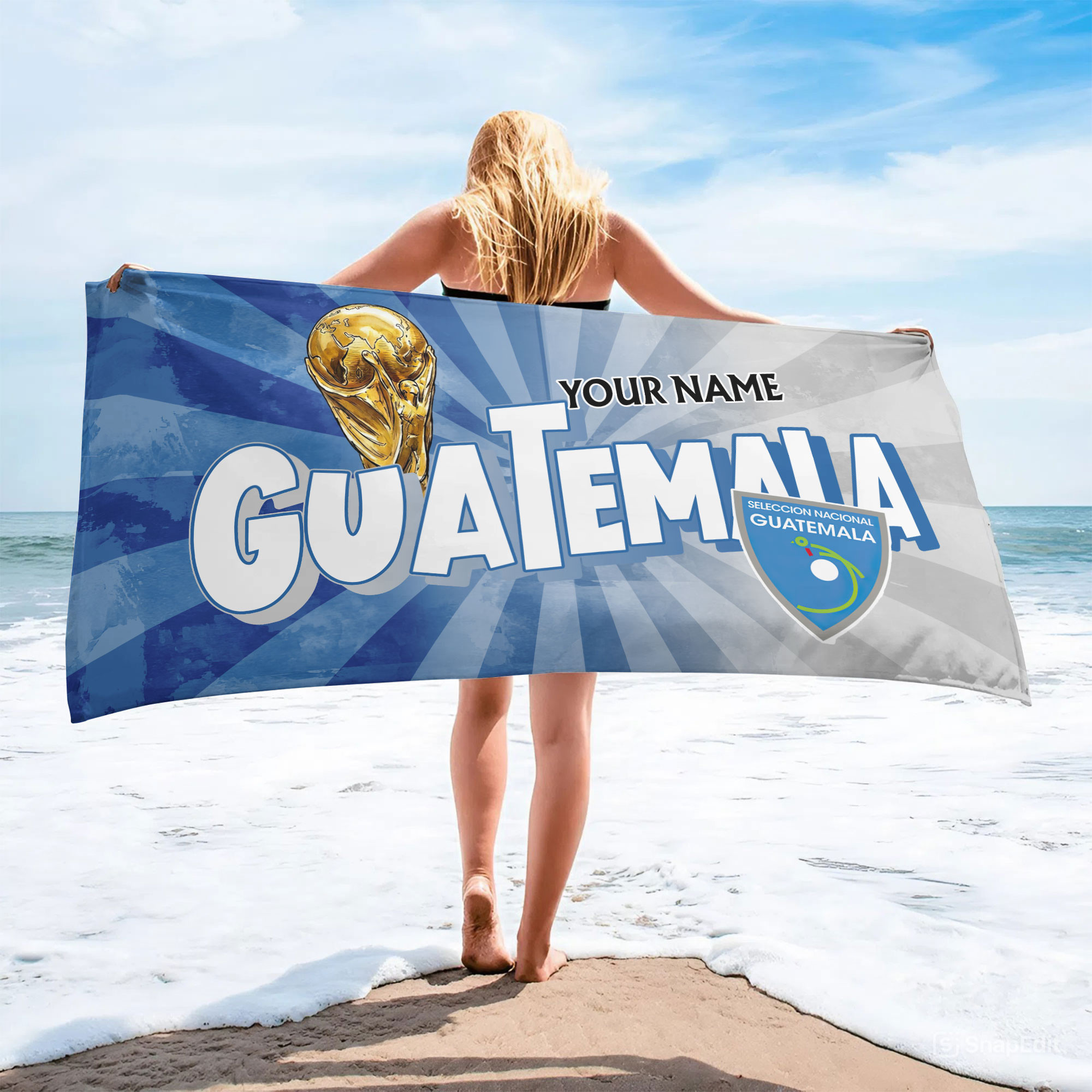 Guatemala | Premium World Cup 2026 Land of Champions Beach Towel TTH210512 - Image 4
