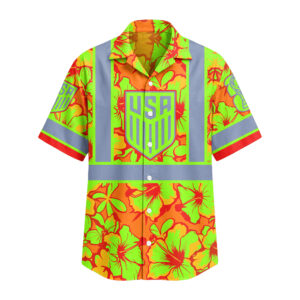 United States | Premium World Cup 2026 Hi-vis Hawaiian Shirt TTH200567
