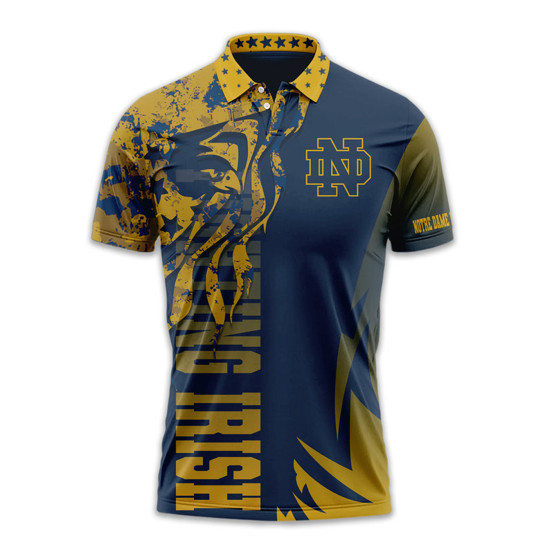 Notre Dame Fighting Irish | Premium NCAA Independance Day Polo TTH200597