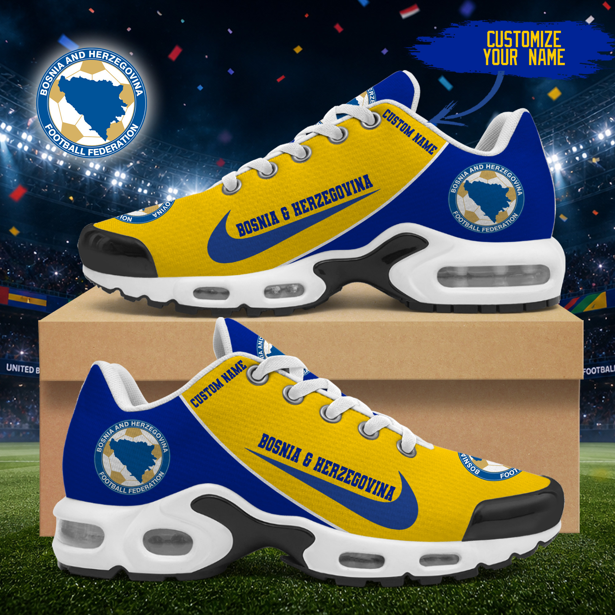 Bosnia & Herzegovina x Premium World Cup 2026 Pride of the Game Air Max Shoes – Limited Edition TTH190521 - Image 2